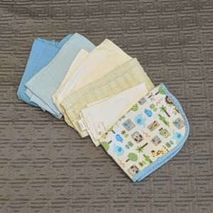 Burp cloths, set of 6